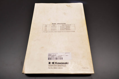 OEM Kawasaki 99924-1349-03 Service Manual KAF400A/B