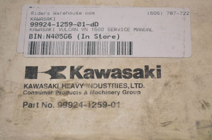 OEM Kawasaki 99924-1259-01 Service Manual VN1500L