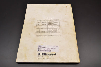 OEM Kawasaki 99924-1183-05 Service Manual VN800A NOS