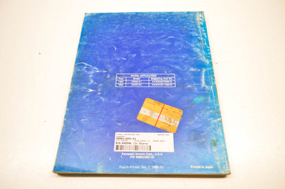 OEM Kawasaki 99963-0051-01 Service Manual JS550A NOS