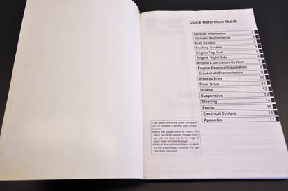 OEM Kawasaki 99924-1324-02 Service Manual KX250N NOS