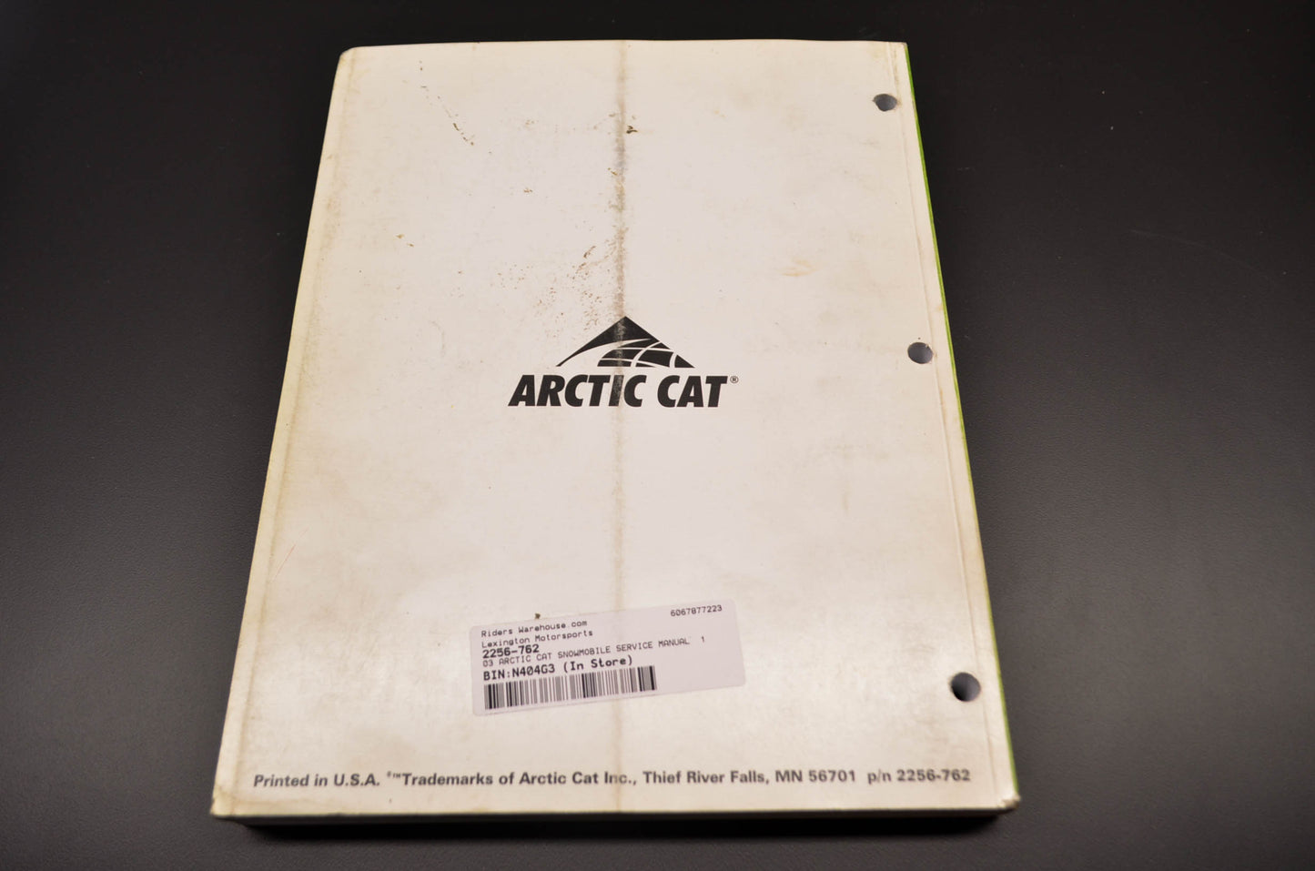 New OEM Arctic Cat 2003 Snowmobile Service Manual Volume 1 NOS