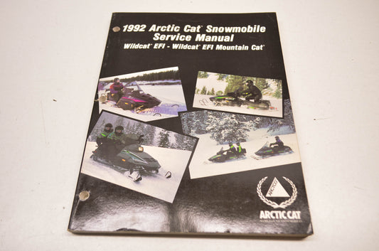 OEM Arctic Cat 2254-736 Service Manual MANUAL, SERVICE'92 WC EFI NOS