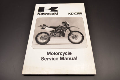 OEM Kawasaki 99924-1181-07 Service Manual KDX200H NOS