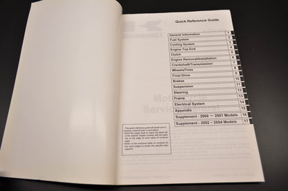 OEM Kawasaki 99924-1181-07 Service Manual KDX200H NOS