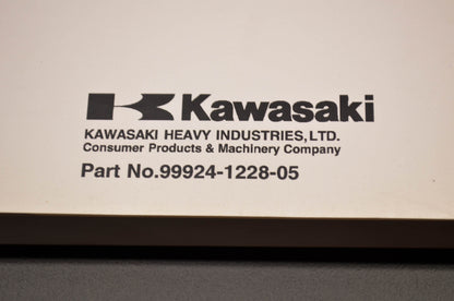 OEM Kawasaki 99924-1228-05 Service Manual BN125A NOS