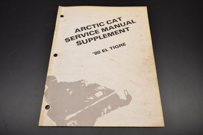 OEM Arctic Cat 1980 El Tigre Service Manual Supplement