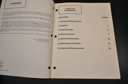 OEM Arctic Cat 1980 El Tigre Service Manual Supplement