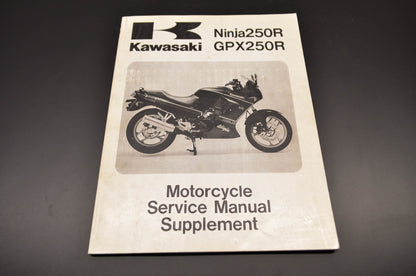 OEM Kawasaki 99924-1109-57 Service Manual Supplement EX250F