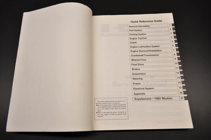OEM Kawasaki 99924-1139-02 Service Manual ZX750J/K NOS
