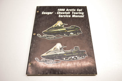 New OEM Arctic Cat 1990 Cougar Cheetah Touring Service Manual NOS