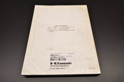 OEM Kawasaki 99924-1254-01 Service Manual ZX600J NOS