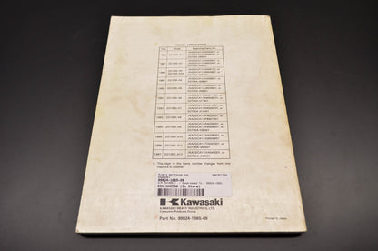 OEM Kawasaki 99924-1065-09 Service Manual ZG1000A