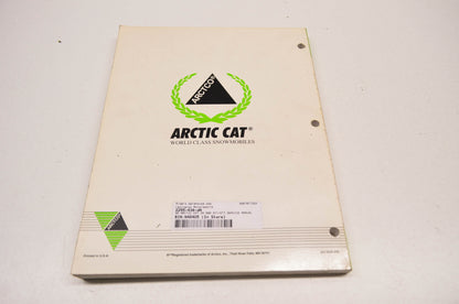 OEM Arctic Cat 2255-438 Service Manual 1996 ZR 580 EFI ETT