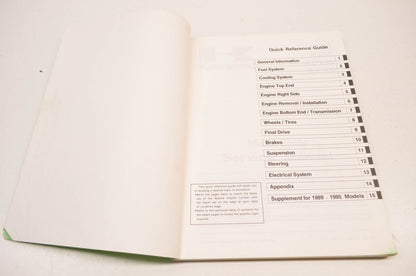 OEM Kawasaki 99924-1094-03 Service Manual KX60B
