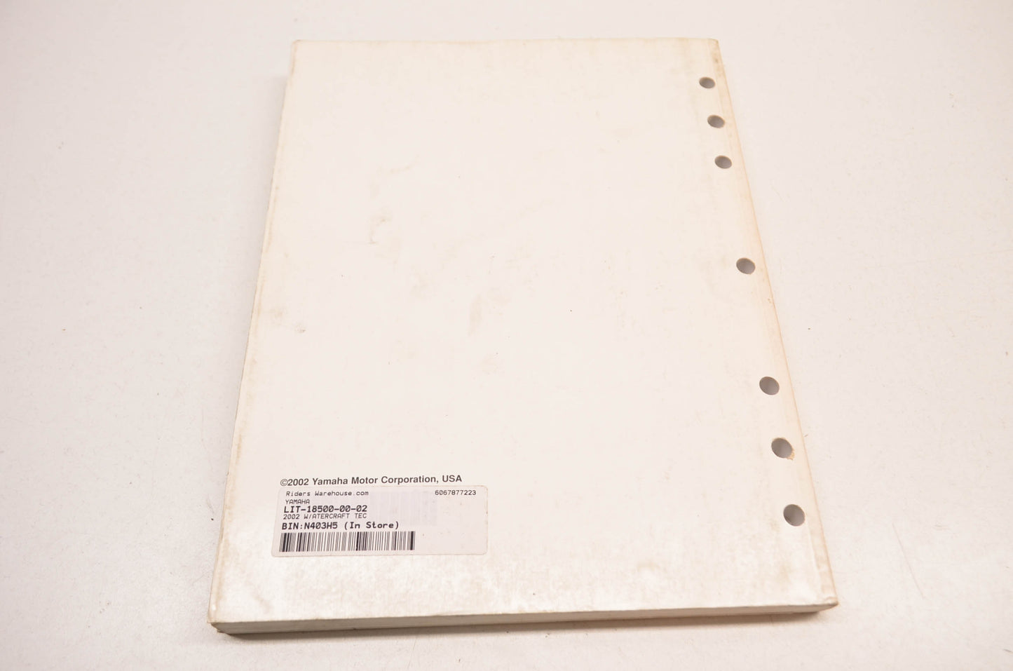 OEM Yamaha LIT-18500-00-02 Technical Update 2002 Watercraft NOS