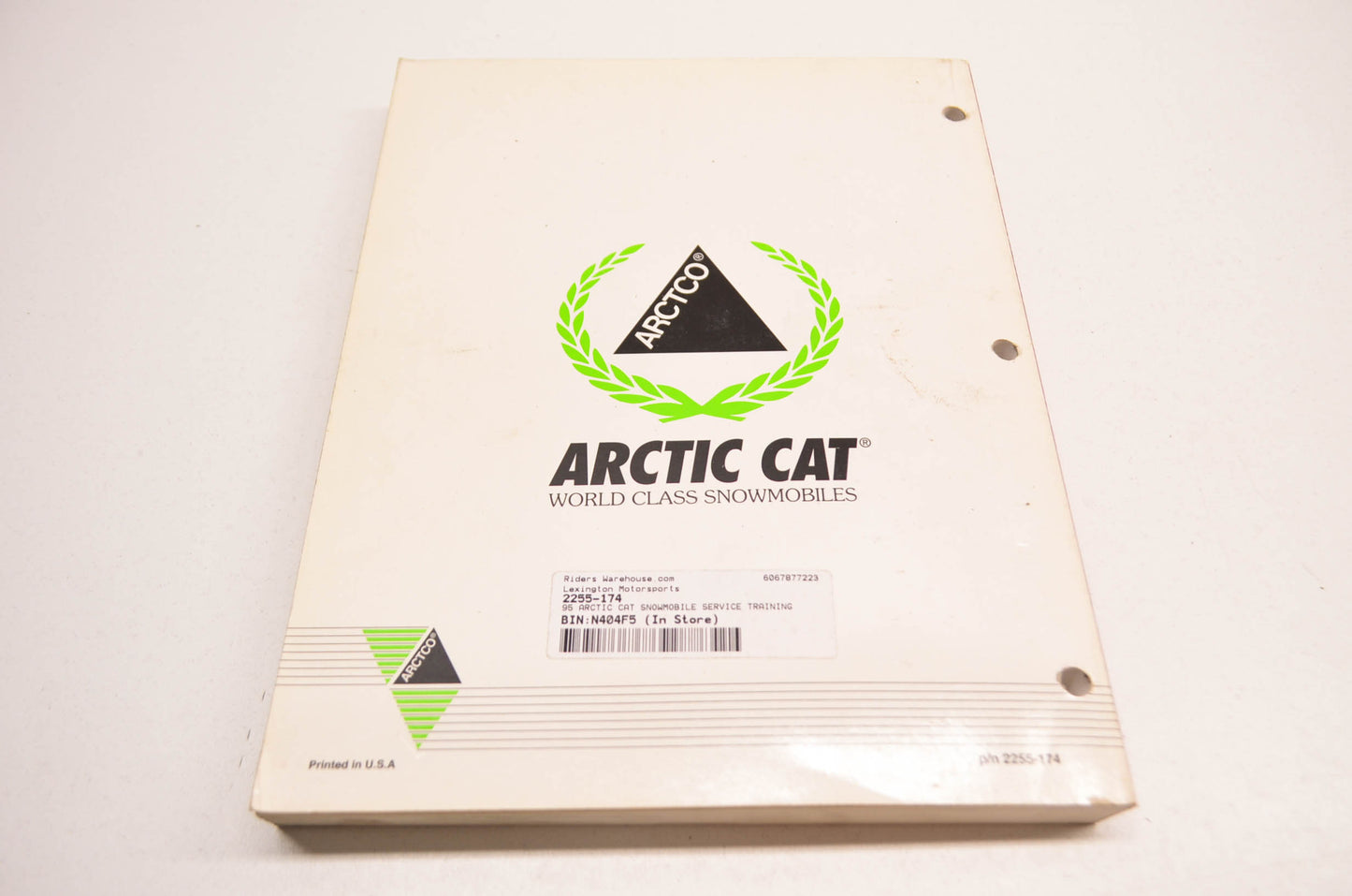 OEM Arctic Cat 2255-174 Training Service Manual NOS