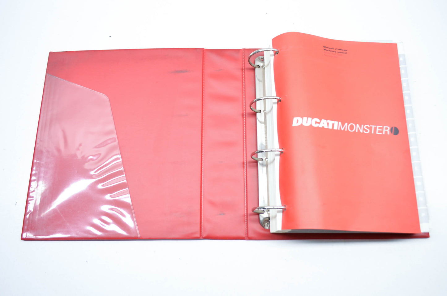 OEM Ducati 2003 Monster 800 Workshop Manual English/Italian