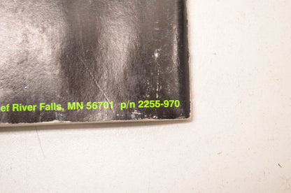 OEM Arctic Cat 2255-970 ZR Models Carbureted Operator's Manual