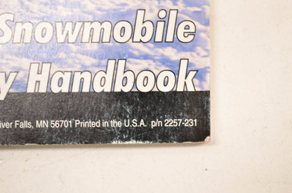OEM Arctic Cat 2257-231 Snowmobile Safety Handbook English/French NOS