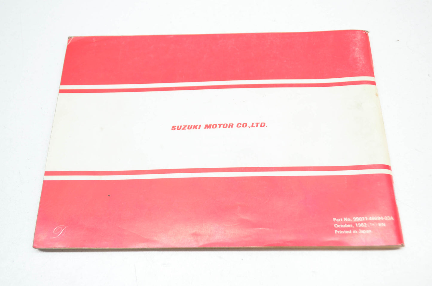 OEM Suzuki 99011-46694-03A RM60 Owner's Manual