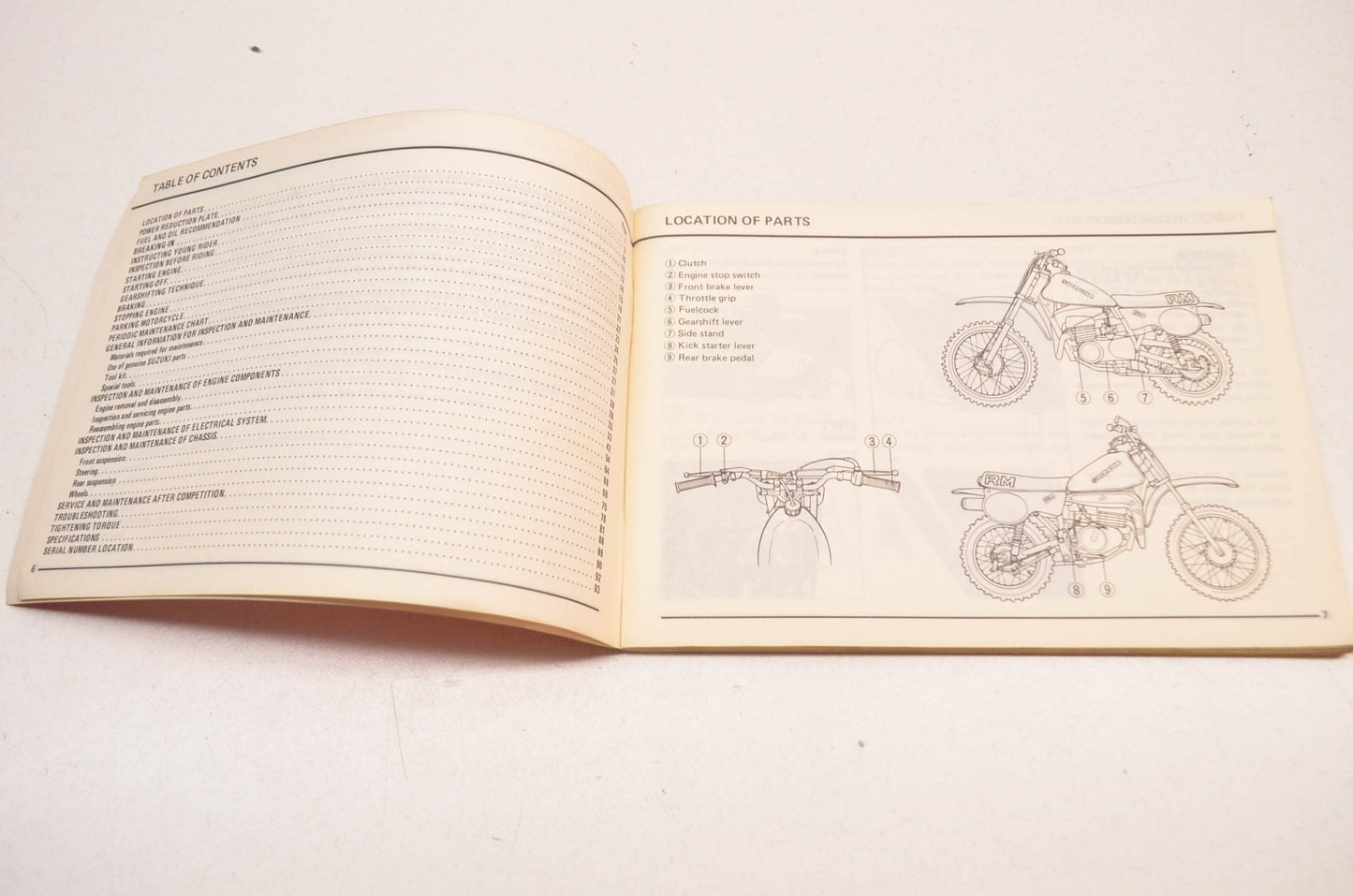 OEM Suzuki 99011-46694-03A RM60 Owner's Manual