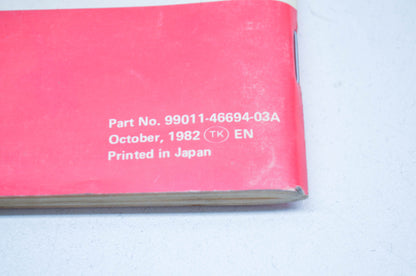 OEM Suzuki 99011-46694-03A RM60 Owner's Manual