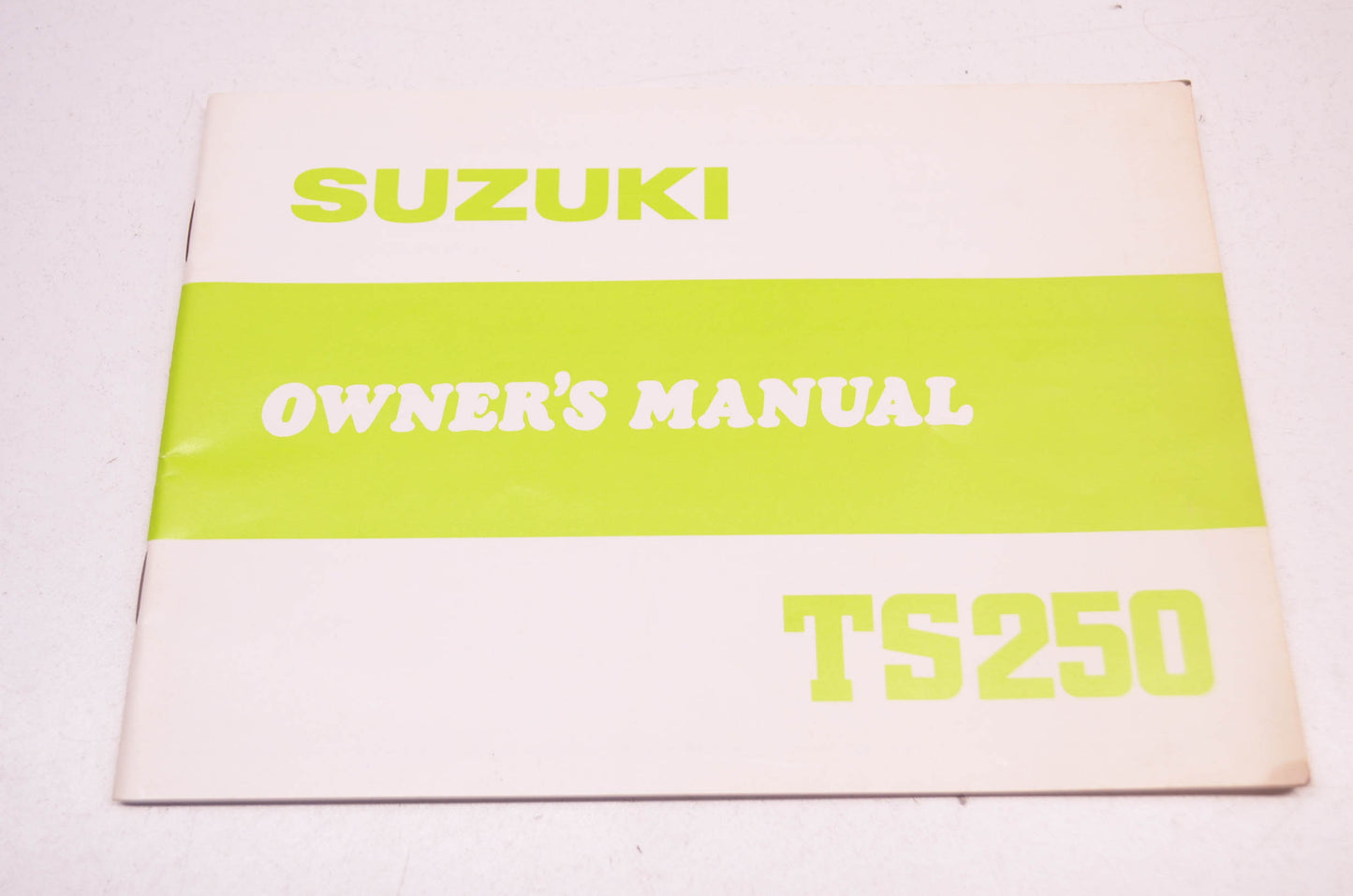 New OEM Suzuki TS250 Owner's Manual NOS