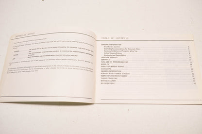 New OEM Suzuki TS250 Owner's Manual NOS