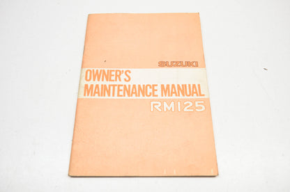 OEM Suzuki 99011-41603-03A RM125 Owner's Maintenance Manual