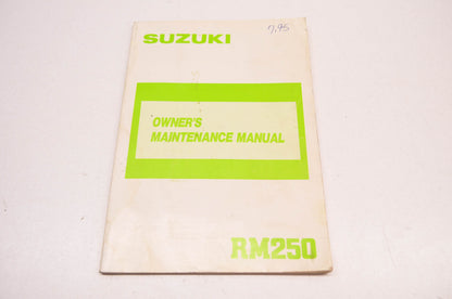 OEM Suzuki 99011-26C50-03A RM250 Owner's Maintenance Manual