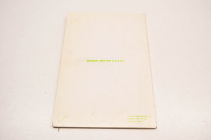 OEM Suzuki 99011-26C50-03A RM250 Owner's Maintenance Manual