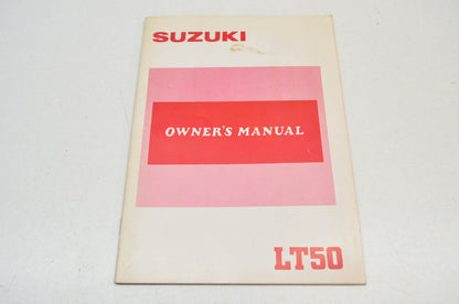 New OEM Suzuki LT50 Owner's Manual NOS