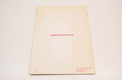 New OEM Suzuki LT50 Owner's Manual NOS