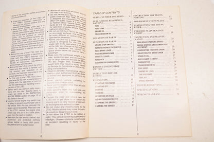New OEM Suzuki LT50 Owner's Manual NOS