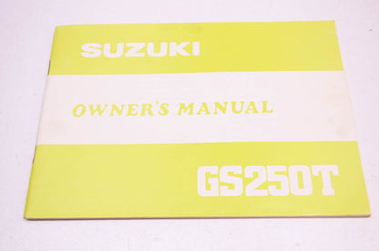 OEM Suzuki 99011-11431-03A GS250T Owner's Manual NOS