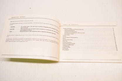 OEM Suzuki 99011-11431-03A GS250T Owner's Manual NOS