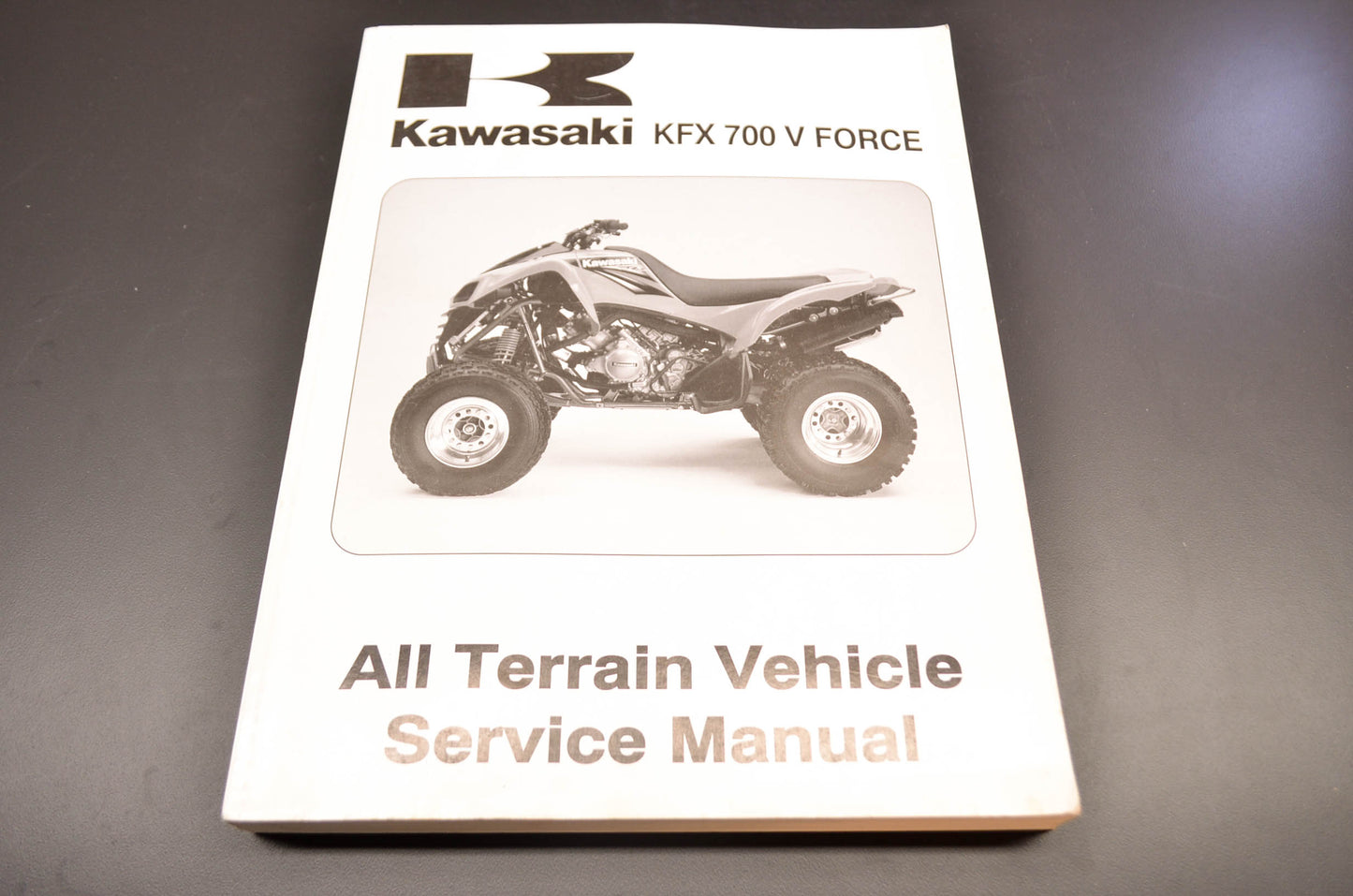 New OEM Kawasaki KFX 700 V Force Service Manual 04 KFX 700 V Force NOS