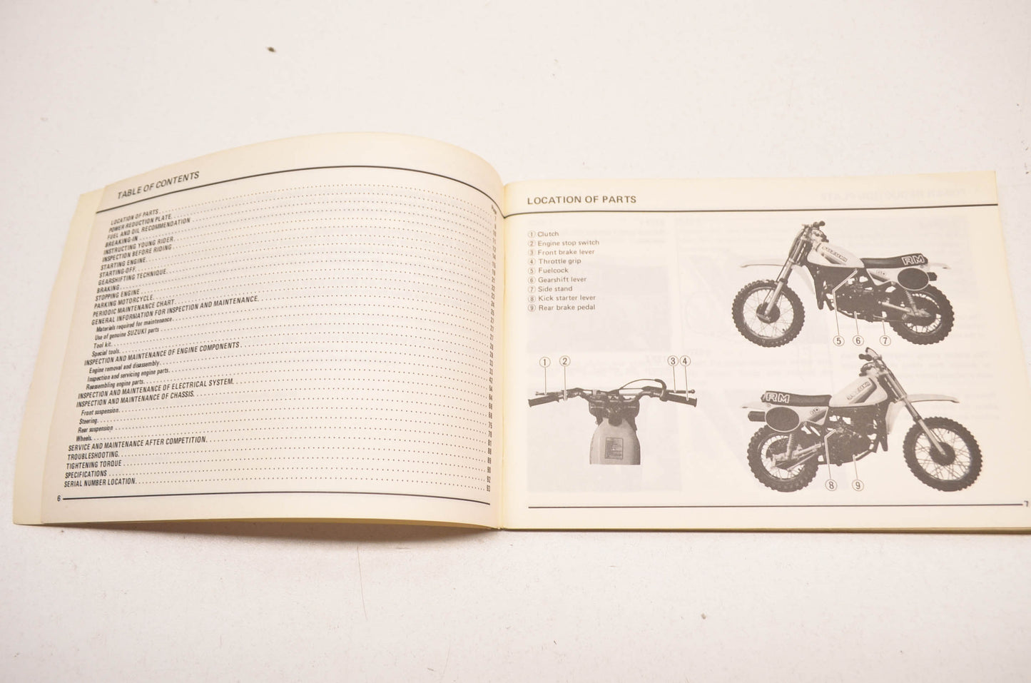 OEM Suzuki 99011-46693-03A RM60 Owner's Manual