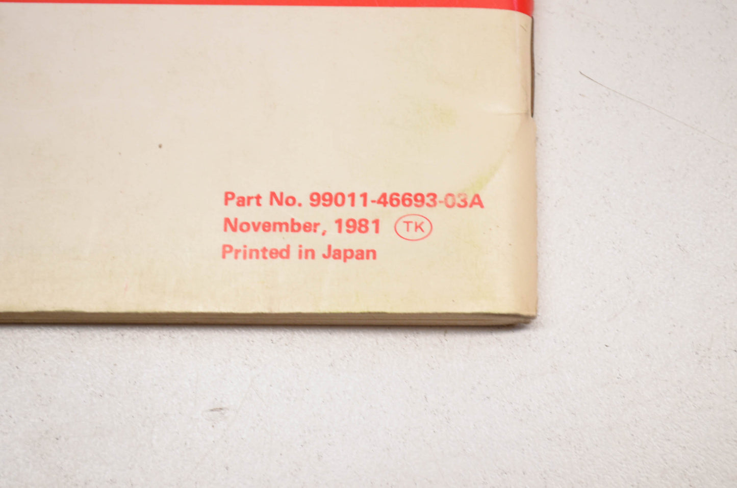 OEM Suzuki 99011-46693-03A RM60 Owner's Manual