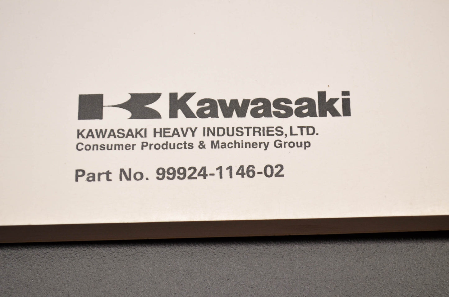 OEM Kawasaki 99924-1146-02 Service Manual KAF300A/B/C/D NOS