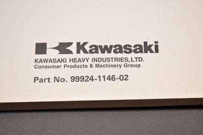 OEM Kawasaki 99924-1146-02 Service Manual KAF300A/B/C/D NOS