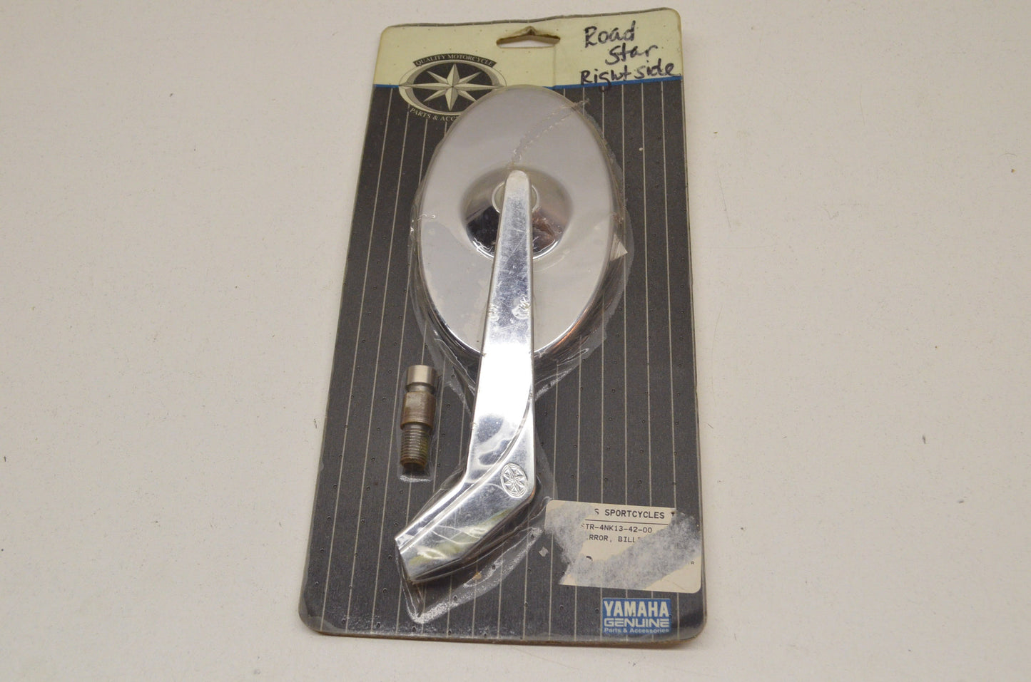 OEM Yamaha STR-4NK13-42-00 Oval Billet Mirror NOS