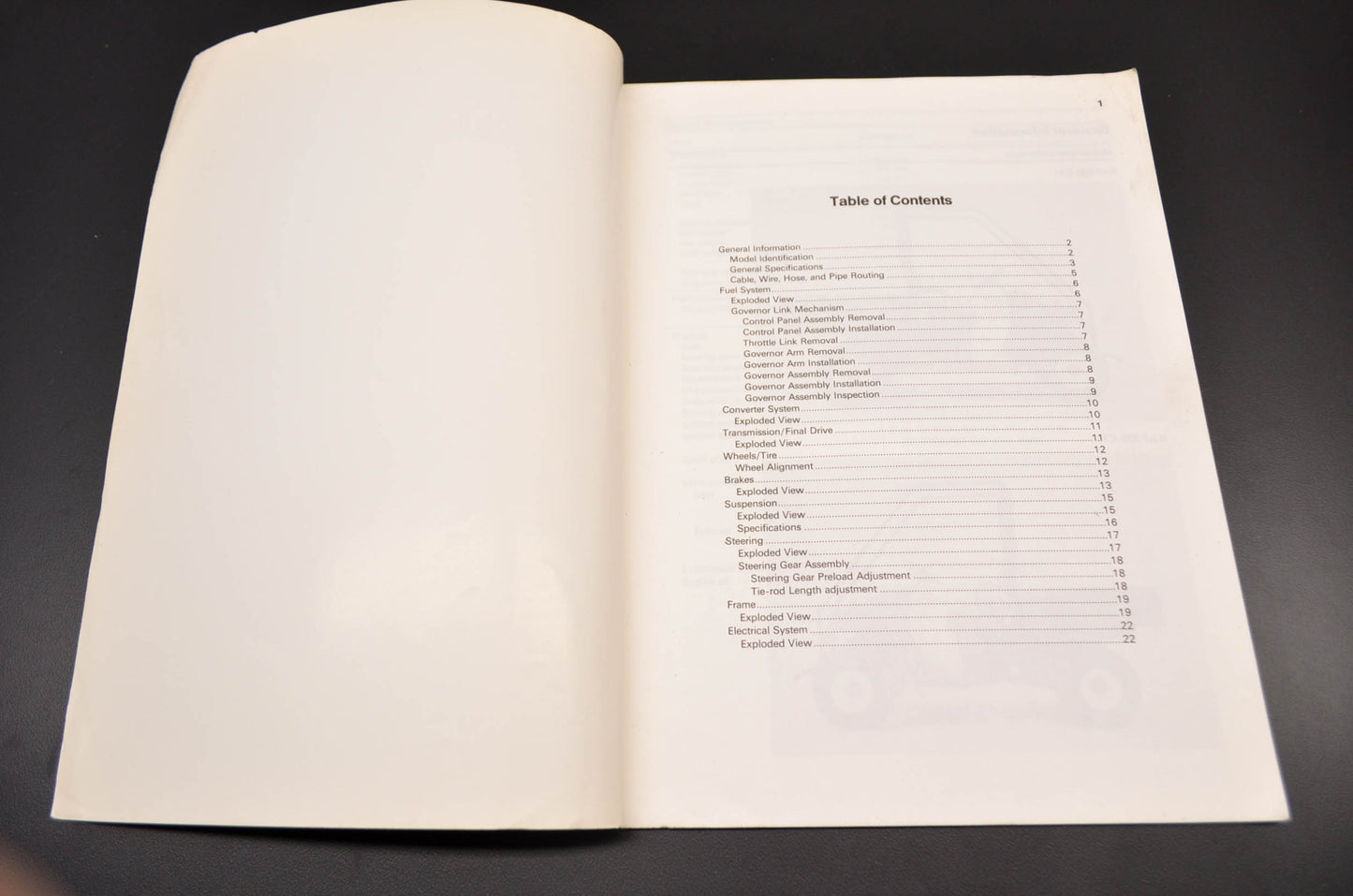 OEM Kawasaki 99924-1202-51 Service Manual Supplement KAF300C