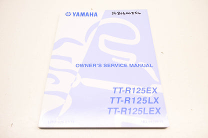 OEM Yamaha LIT-11626-21-13 TT-R125EX/LX/LEX Owner's Manual