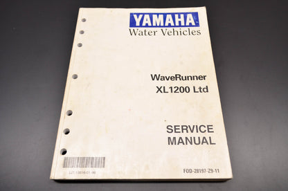OEM Yamaha WaveRunner XL1200 Ltd Service Manual