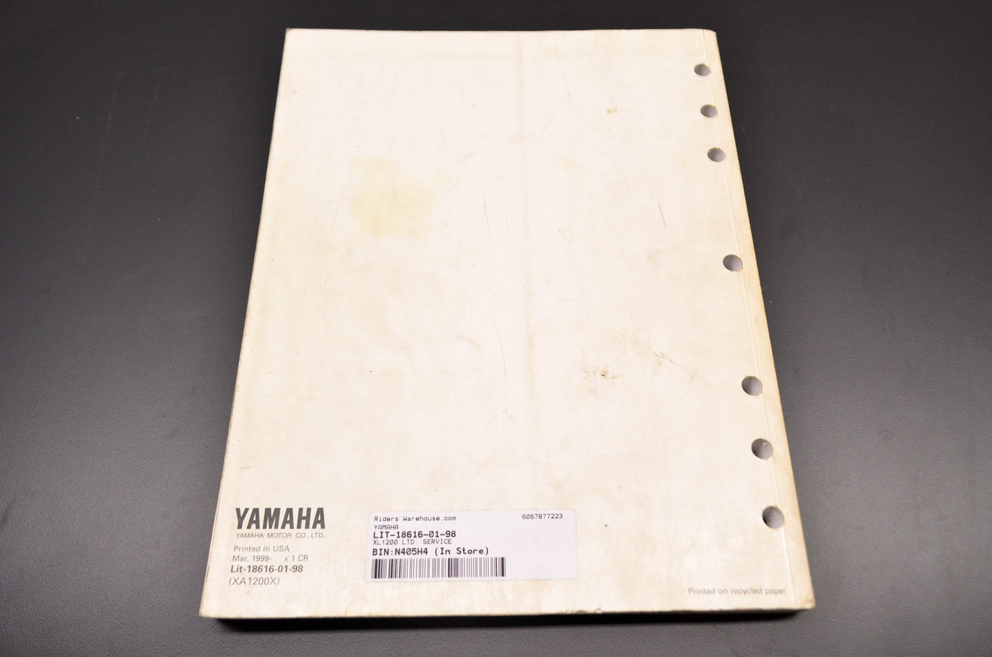 OEM Yamaha WaveRunner XL1200 Ltd Service Manual