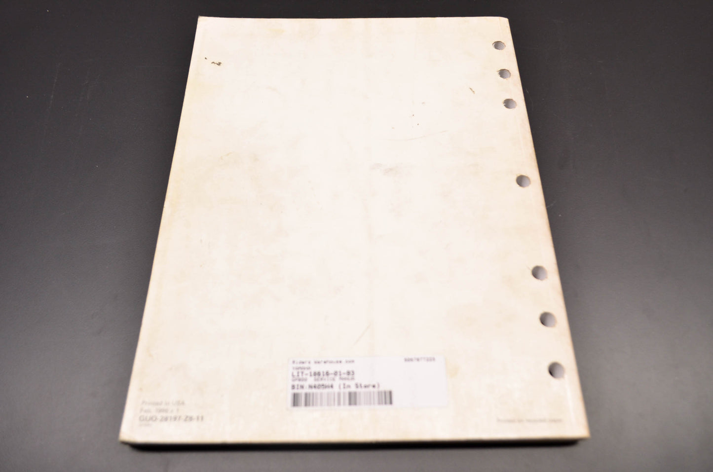 OEM Yamaha WaveRunner GP800 Service Manual