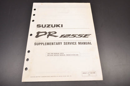 OEM Suzuki 99501-41130-03E DR125SE Service Manual