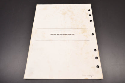 OEM Suzuki 99501-41130-03E DR125SE Service Manual